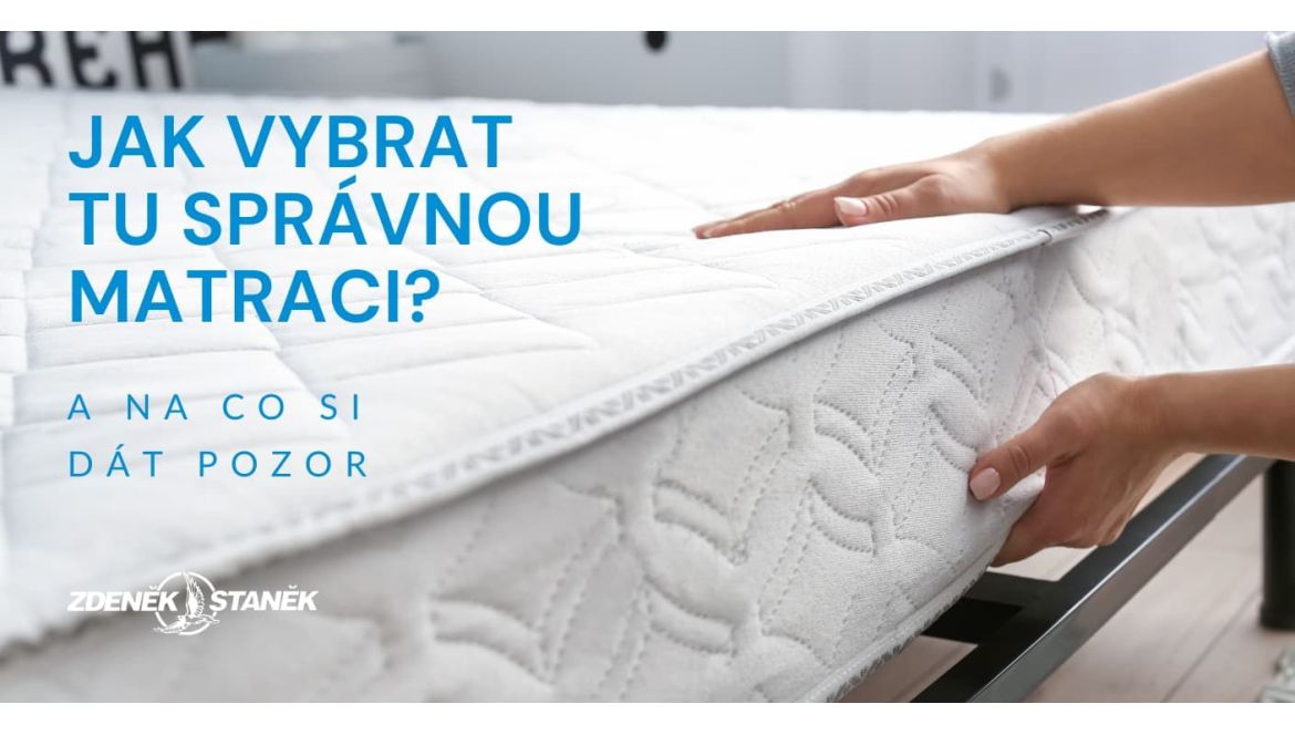 Jak vybrat matraci? Klíčová je tvrdost i tloušťka